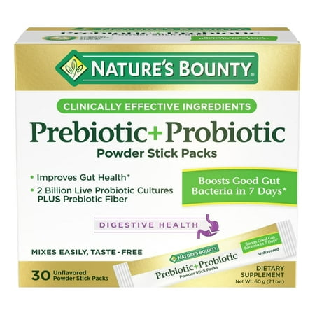 https://i5.walmartimages.com/seo/Nature-s-Bounty-Prebiotic-Probiotic-Powder-Stick-Packs-Digestive-Health-Supplement-Powder-Sticks-Unflavored-30-Ct_0ee743c0-f37e-459e-89b4-808c19b6ecc8.acb6aa17723523a3537109c7b8cd9f97.jpeg?odnHeight=450&odnWidth=450&odnBg=FFFFFF