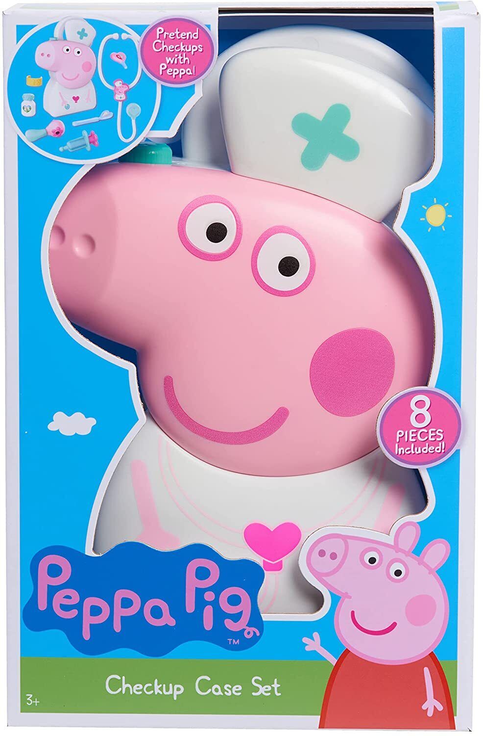 Peppa Pig Checkup Case Set, 8 Piece