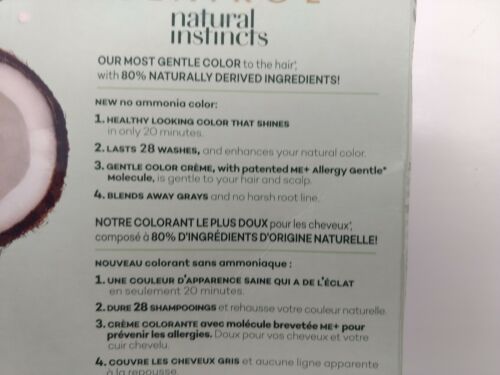 Clairol Natural Instincts Demi-Permanent Hair Color Crème 9 Light Blonde, 1 Application