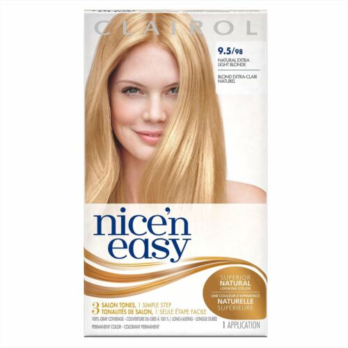 Clairol Nice  n Easy Sun Kissed Permanent Hair Color  9.598 Natural Extra Light Neutral Blonde