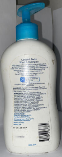 Cetaphil Baby Wash and Shampoo 13.5 oz