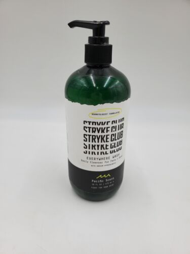 Stryke Club Everywhere Liquid Body and Face Wash  All Skin Type  Pacific Scent  16 fl. oz. Bottle