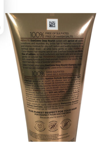 L Oreal Paris EverCreme Deep Nourish Sulfate Free Conditioner for Dry Hair  8.5 fl oz