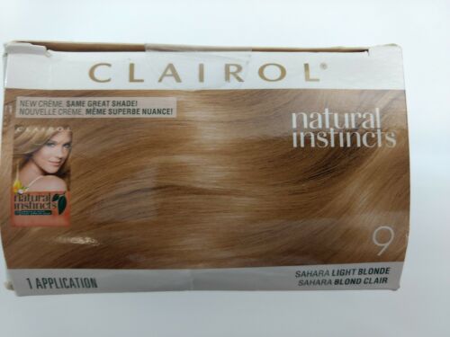 Clairol Natural Instincts Demi-Permanent Hair Color Crème 9 Light Blonde, 1 Application