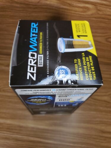 ZeroWater - 1-Pack Replacement Filters for Water Filter Pitchers - White