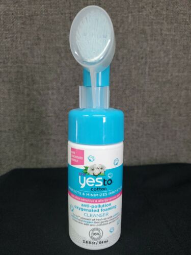 Yes To Cotton Anti-Pollution Oxygenated Foaming Cleanser, 3.8 oz