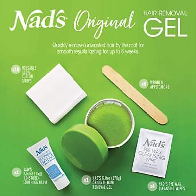 Nad s Natural Hair Removal Gel Wax Kit  6oz