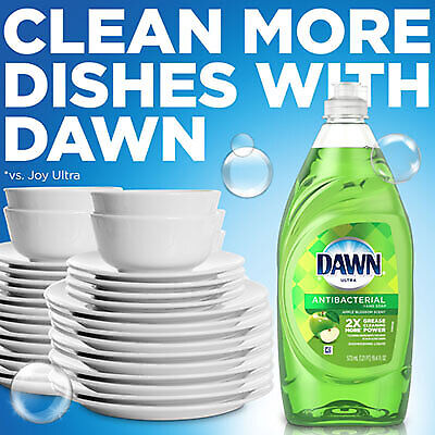 Dawn Ultra Antibacterial Dishwashing Liquid Dish Soap, Apple Blossom Scent - 38 fl oz