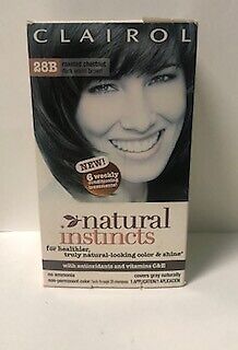 Clairol Natural Instincts Semi-Permanent Hair Color, Dark Warm Brown, 4W28B