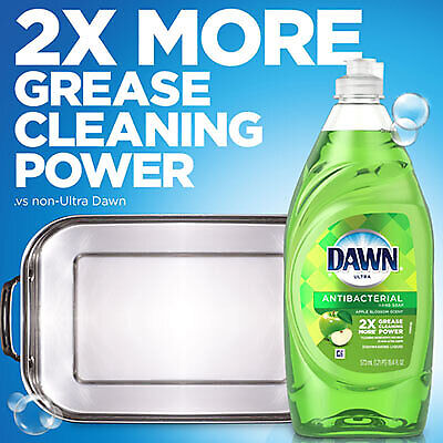 Dawn Ultra Antibacterial Dishwashing Liquid Dish Soap, Apple Blossom Scent - 38 fl oz