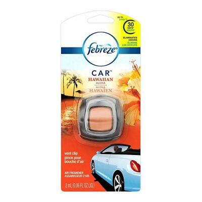 Febreze One Car Odor-Eliminating Air Freshener, Aqua, 1 ct