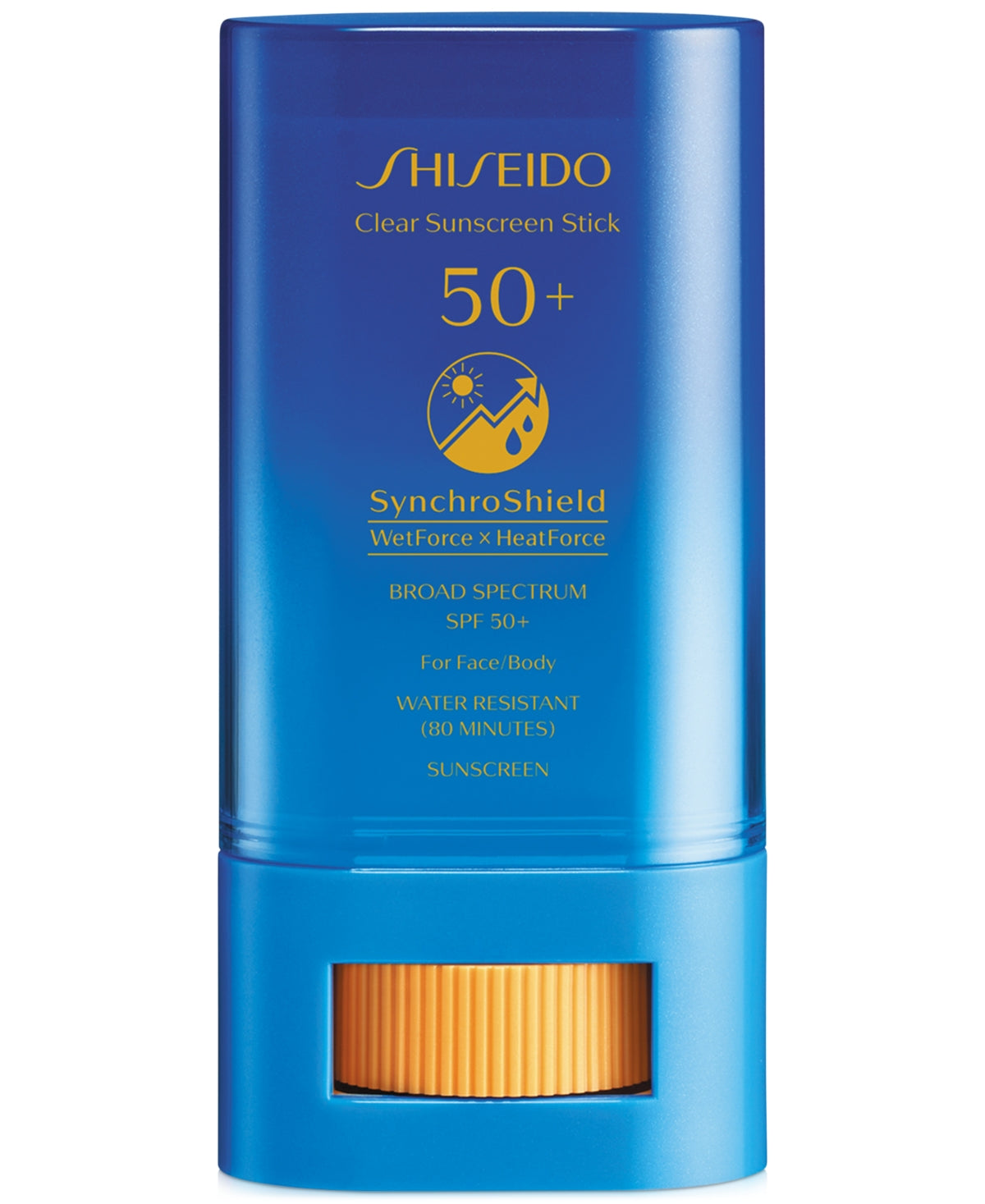 Shiseido SynchroShield WetForce x HeatForce Clear Sunscreen Stick SPF 50+ for Face & Body at Nordstrom
