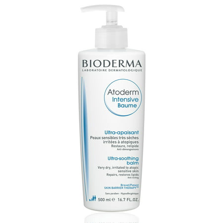 Bioderma - Atoderm - Intensive Balm - Intensely Nourishing Body Cream - Soothes discomfort - for Very Dry Sensitive Skin - 16.7 Fl Oz (B0161ZC5GY)