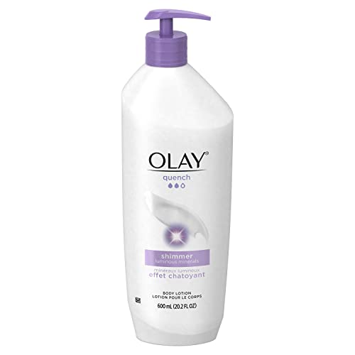 Olay Quench Shimmer Body Lotion, 20.2 fl oz