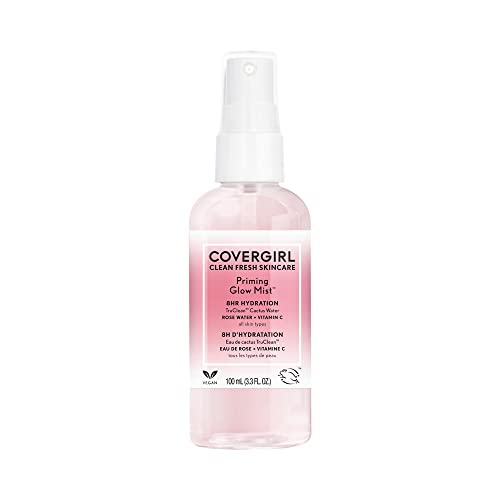 Covergirl Clean Fresh Prep & Set Water Mist Rose Scent 3.04oz Spray NEW