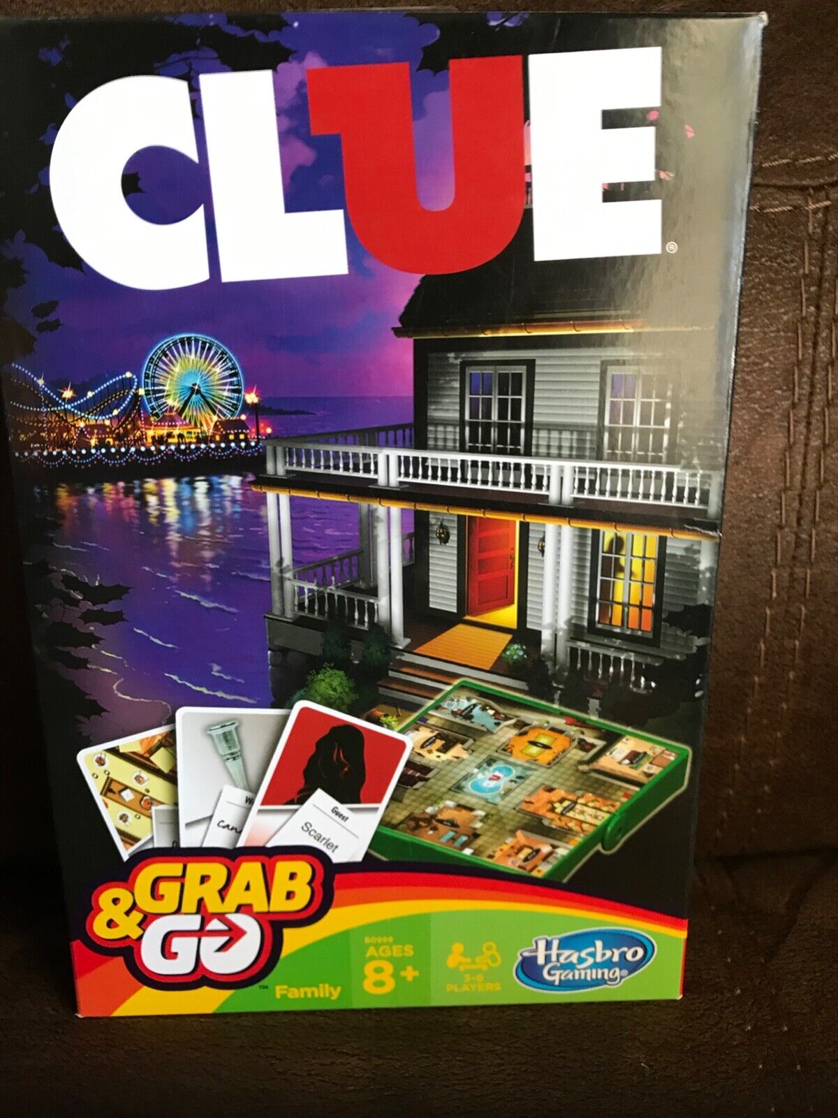 Clue Grab & Go Game  for Kids Ages 8 and Up  for 3 to 6 Players  Ages 8 and Up