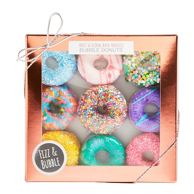 (New Packaging) Fizz & Bubble Bubble Donut Bath Bomb Gift Set  Fruit and Floral