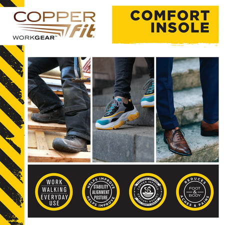 Copper Fit Unisex Work Gear Comfort Insoles (B09LXCSXSJ)