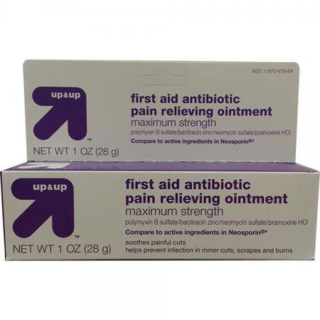 Antibiotic Maximum Strength Pain Relieving First Aid Ointment - 1oz - up & up™