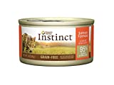 (Case of 24) Instinct Original Grain-Free Real Salmon Recipe Natural Wet Canned Cat Food by Nature's Variety, 3 oz. Cans
