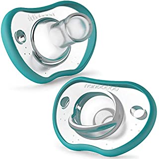 nanobebe 2pk Flexy Newborn Pacifier 0-3 Months - Teal