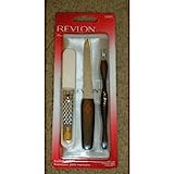 Revlon Manicure To Go 4-Piece Kit with Travel Pouch Includes Curved Blade Nail Clipper  Compact Emery File and Dual-ended Cuticle Trimmer