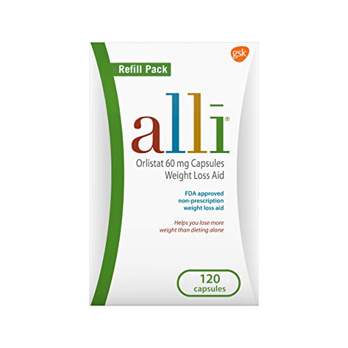 Alli Orlistat Diet Weight Loss Supplement Pills  60 Mg  120 Ct