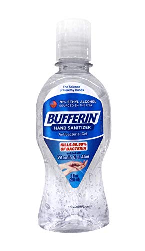 Bufferin Hand Sanitizer Vit E & Aloe 8oz