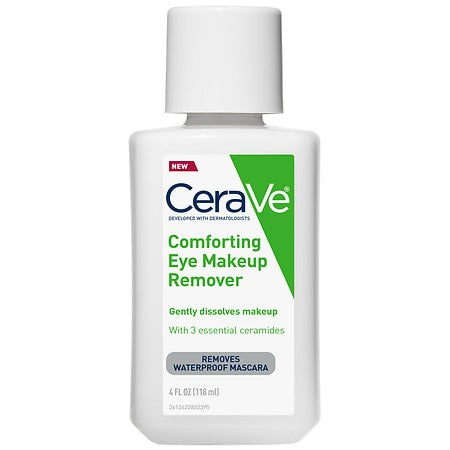 CeraVe Waterproof Liquid Eye Makeup Remover, Travel Size - 4 oz