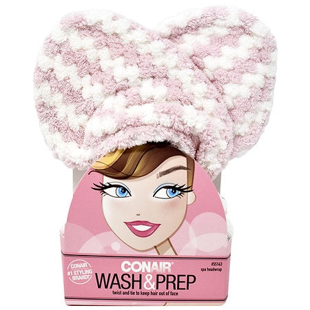 Conair Wash & Prep Adjustable Spa Headwrap - 1.0 ea