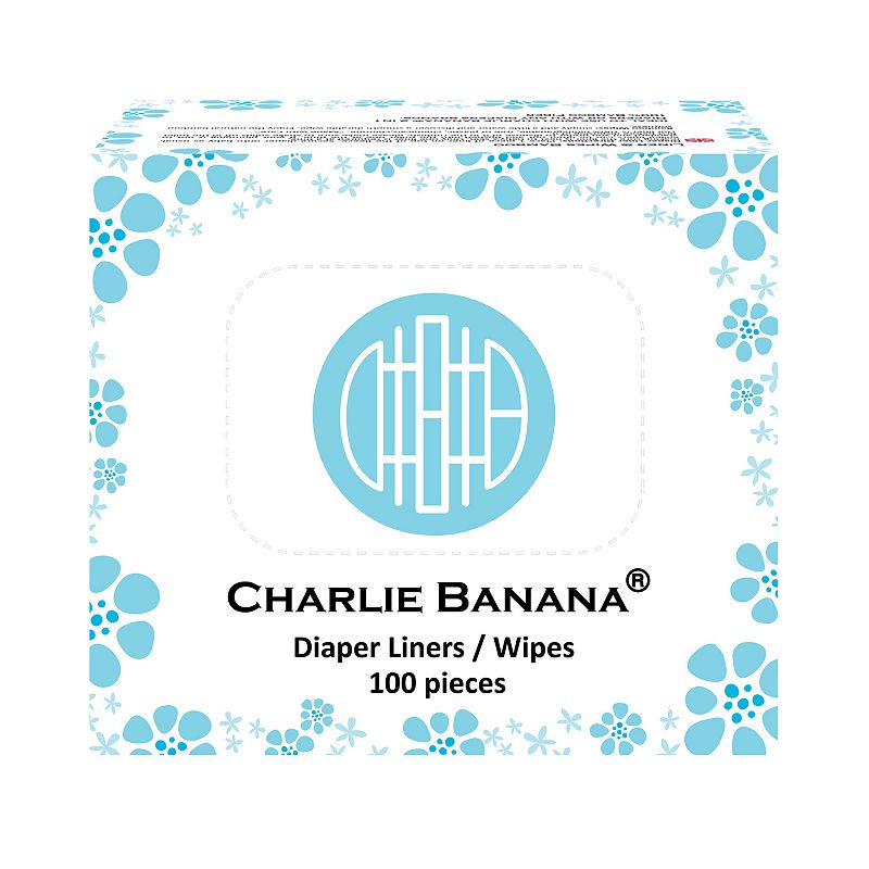 Charlie Banana Diaper Liners for Reusable Diapers - 100ct