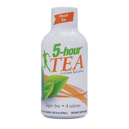 5-Hour Peach Tea Flavor Low Calorie Single Energy Shot