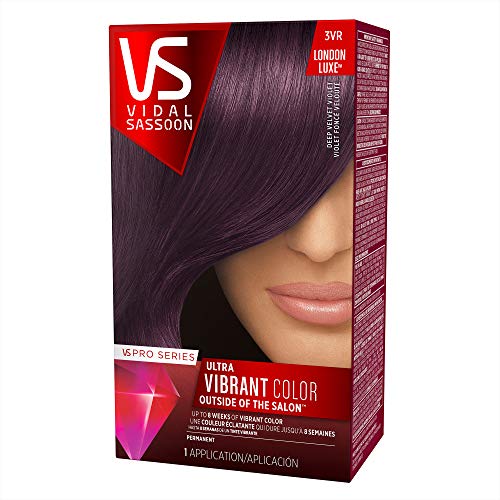 Vidal Sassoon Pro Series Ultra Vibrant Color 3VR Deep Velvet Violet Hair Color  1 Application