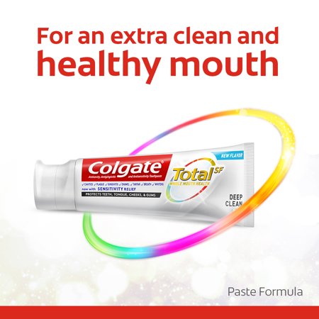 Colgate Total Deep Clean Toothpaste for Gingivitis Protection on Gums with Sensitivity Relief - 4.8oz