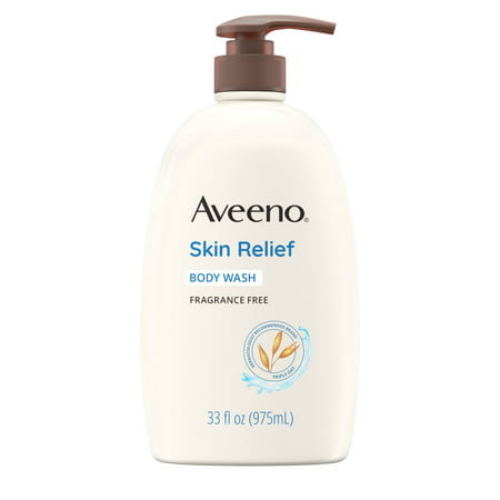 Aveeno Skin Relief Fragrance-Free Body Wash  Sensitive Skin  33 fl. oz