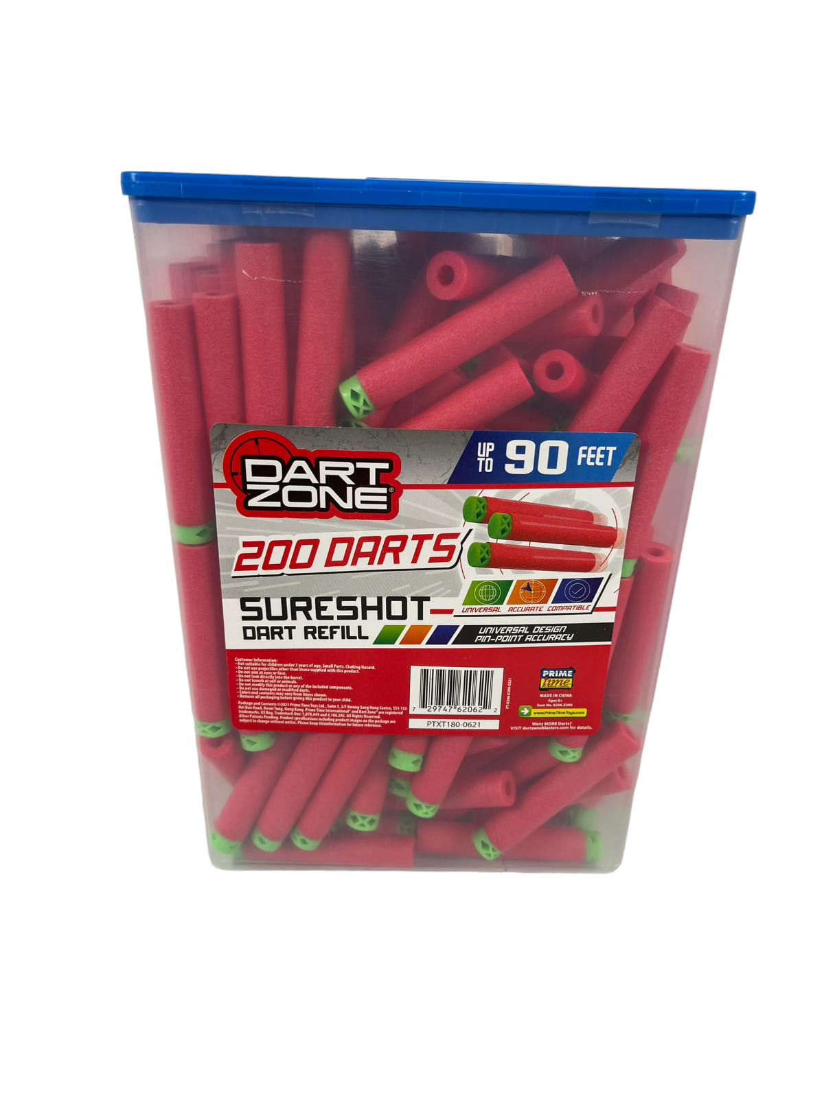 Dart Zone Covert Ops 200ct Dart Refill Box - Universal Compatible Darts