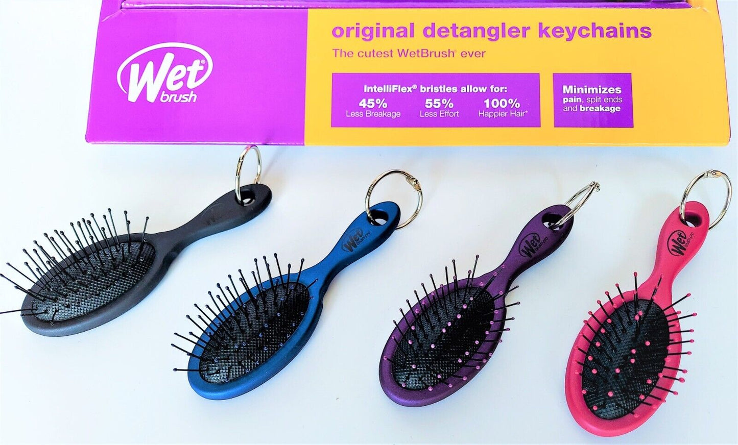 Wet Brush Throwback Original Detangler Hair Brush - Level Up, Multicolor