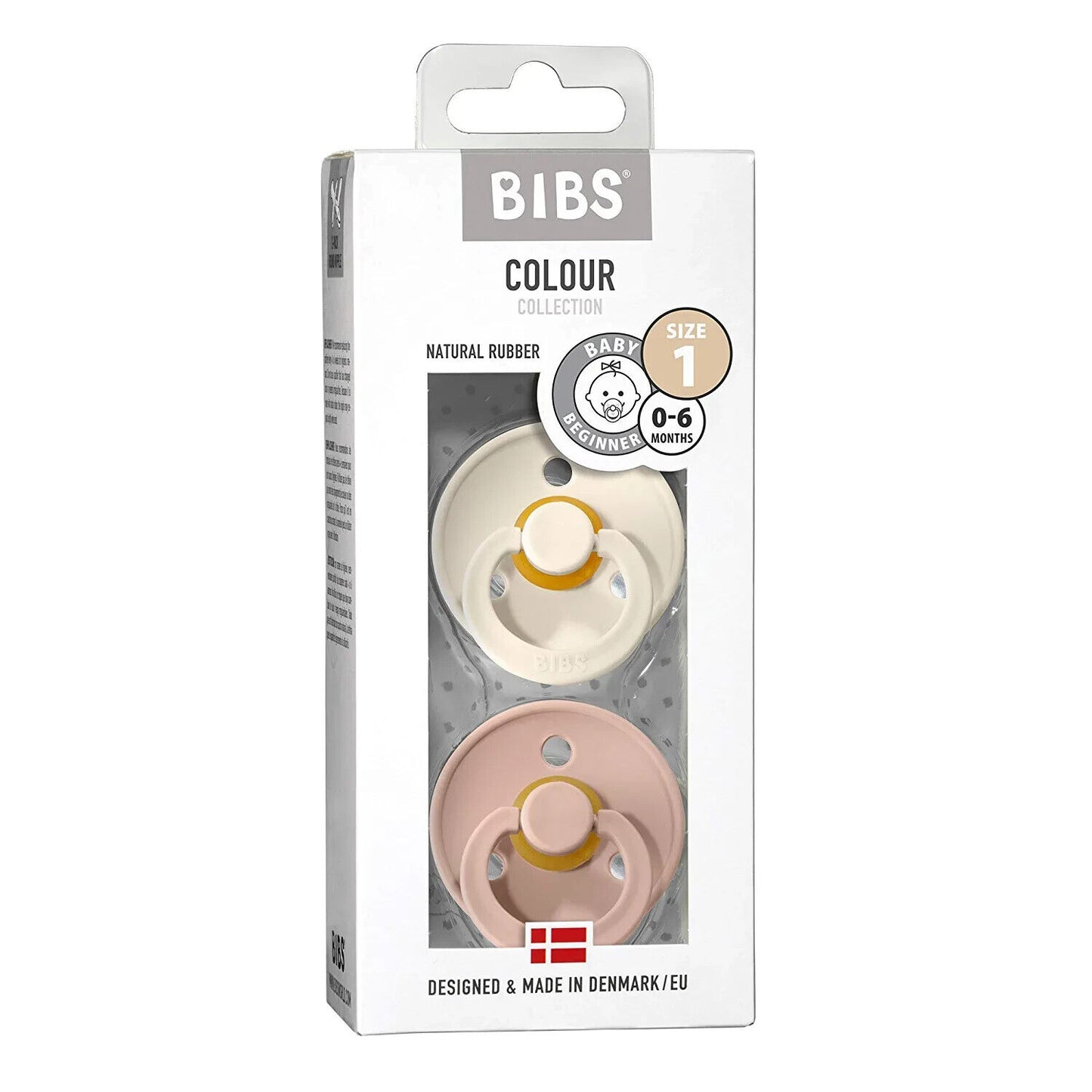 BIBS 2-Pack Pacifiers in Baby BlueWhite at Nordstrom, Size 6-18 M