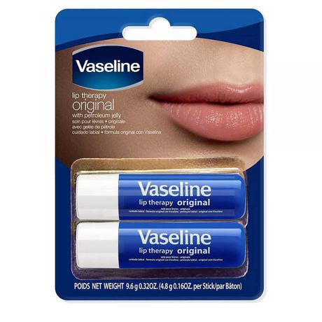 Vaseline Original Lip Therapy Stick - 2pk0.16oz each