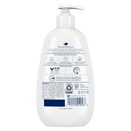 Dove Advanced Care Deep Moisture Liquid Hand Wash  12 oz