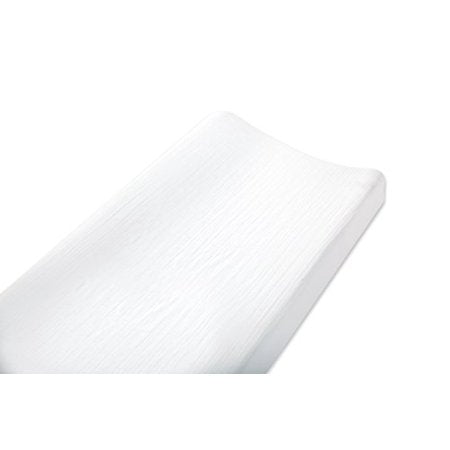 aden + anais essentials  changing pad cover  white