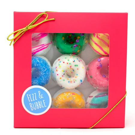 (New Packaging) Fizz & Bubble Bubble Donut Bath Bomb Gift Set  Fruit and Floral