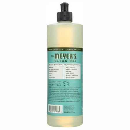 Mrs. Meyer s Clean Day - Liquid Dish Soap - Basil - Case Of 6 - 16 Oz