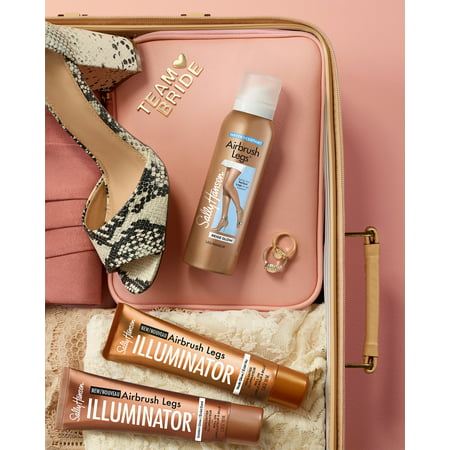 Sally Hansen Airbrush Legs Leg Makeup Spray Light Glow  4.4 oz  Airbrush Leg Spray  Cover Freckles  Veins  and Imperfections  Water and Transfer-Resistant