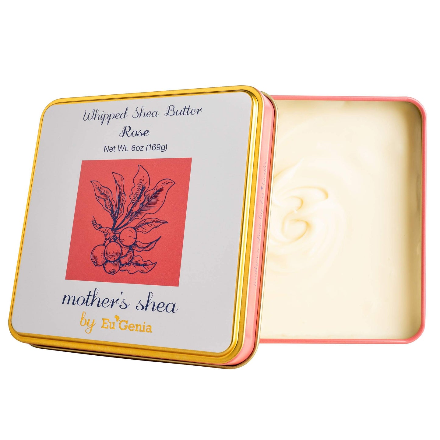 Mother s Shea by Eu Genia Whipped Shea Butter - Rose - 6 oz.