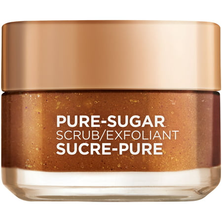 L Oreal Paris Pure Sugar Scrub with Grapeseed to Smooth and Glow  1.7 oz.