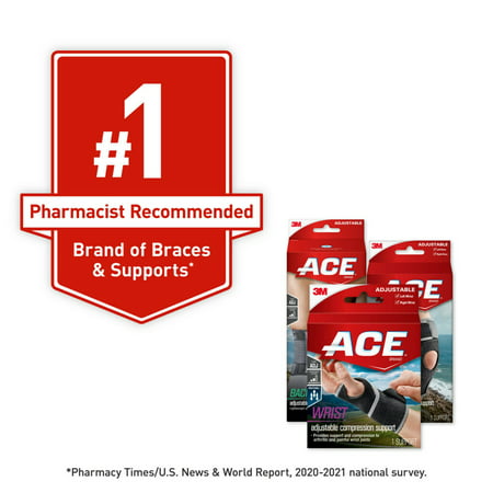 ACE Brand Stabilizing Hinged Knee Brace  Adjustable  Left or Right Knee