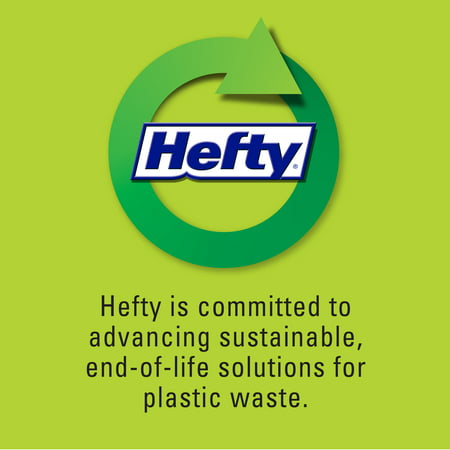 Hefty Ultra Strong Tall Kitchen Trash Bags  Clean Burst Scent  13 Gallon  80 Count