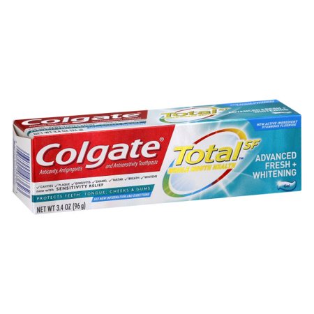 Colgate Total Advanced Fresh + Whitening Gel Toothpaste  3.4 Ounce