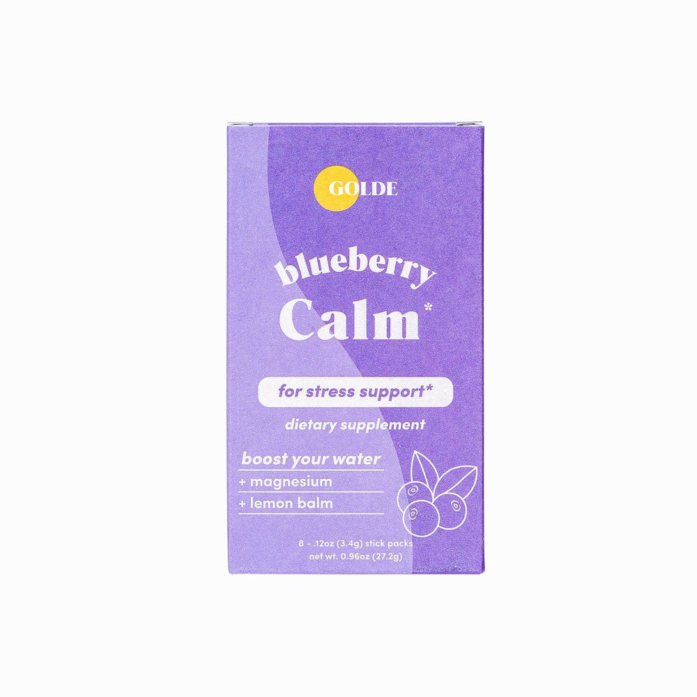 Golde Blueberry Calm Ade Dietary Supplement - 8ct